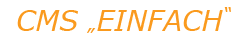 CMS EINFACH - Freeware Content-Management-System - CMS kostenlos